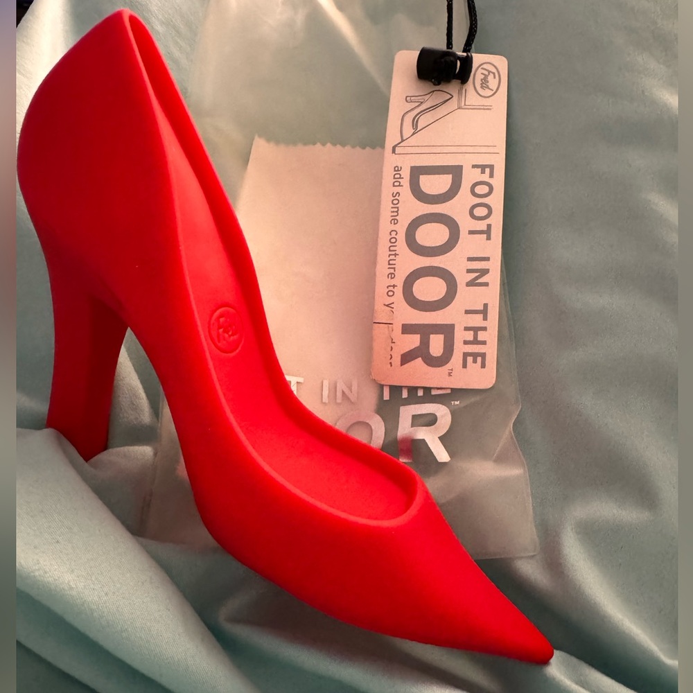 FREE ADD-ON - NWT Genuine Fred, high heel door stopper